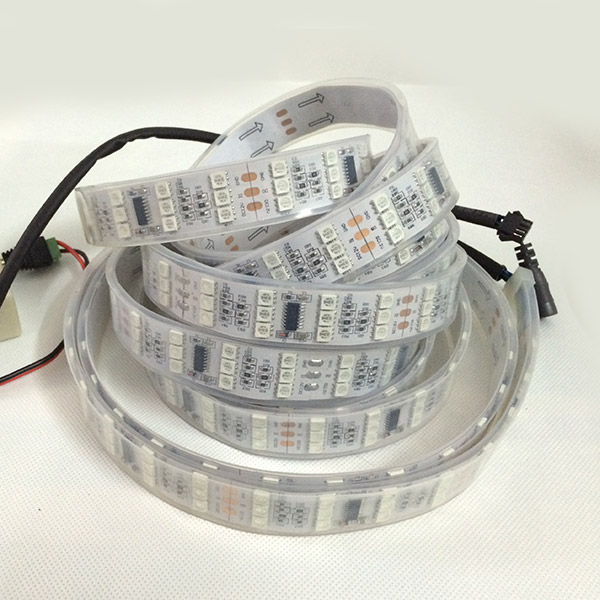 Triple Row TM1812 Series LED Digital Strip Lights, Programmable Pixel Full Color Chasing, Waterproof Optional, 720LEDs 16.4ft Per Reel By Sale Triple Row TM1812 Series LED Digital Strip Lights, Programmable Pixel Full Color Chasing, Waterproof Optional, 720LEDs 16.4ft Per Reel By Sale